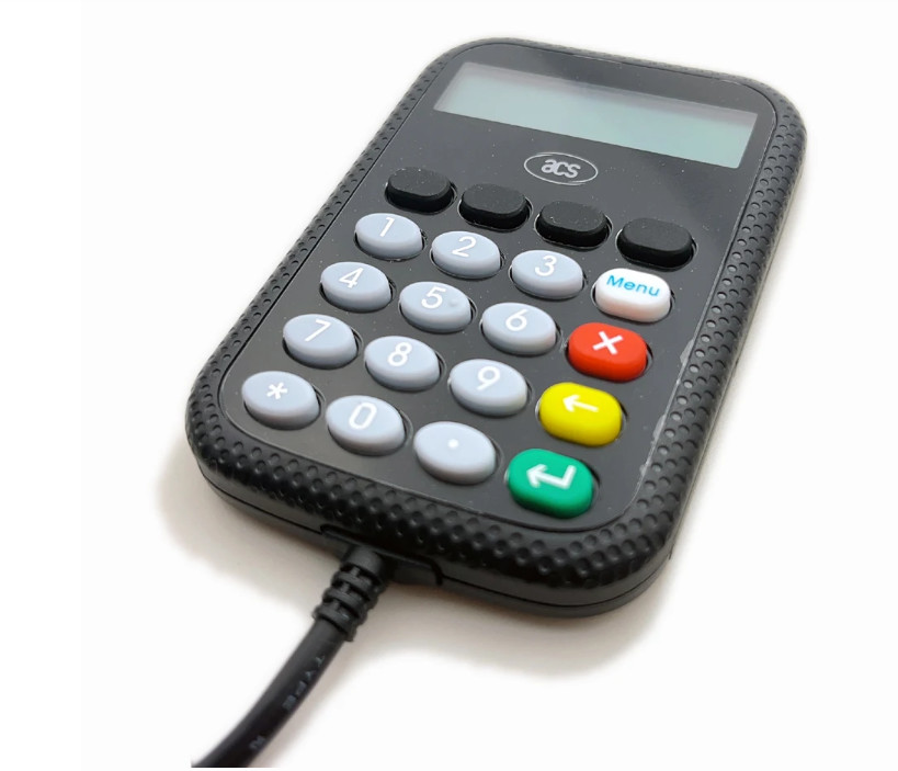 APG8201 Smart Card Reader with Pinpad APG8201-B2 with 20 keypadPIN code input card reader EMV card writer