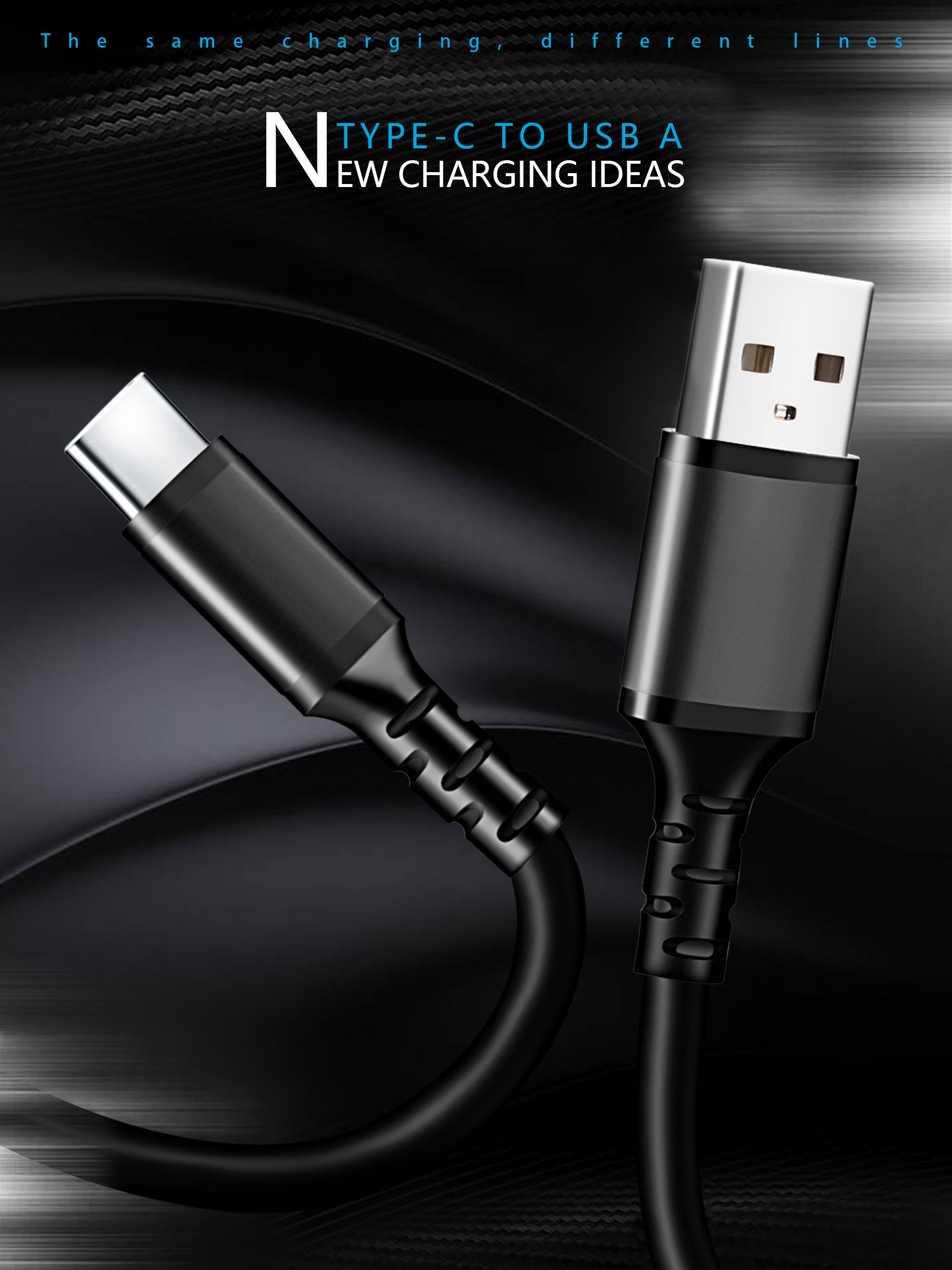 3A 3FT USB Type C Charging Cable For LG V30 Phone Charger TPE Shell