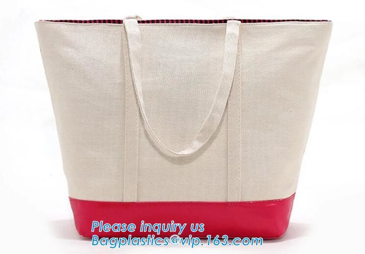 Professional Cosmetic Bag Canvas Zipper Pouch Wholesale, Private Label Makeup Bag, Canvas Bag with Zipper bagplastics