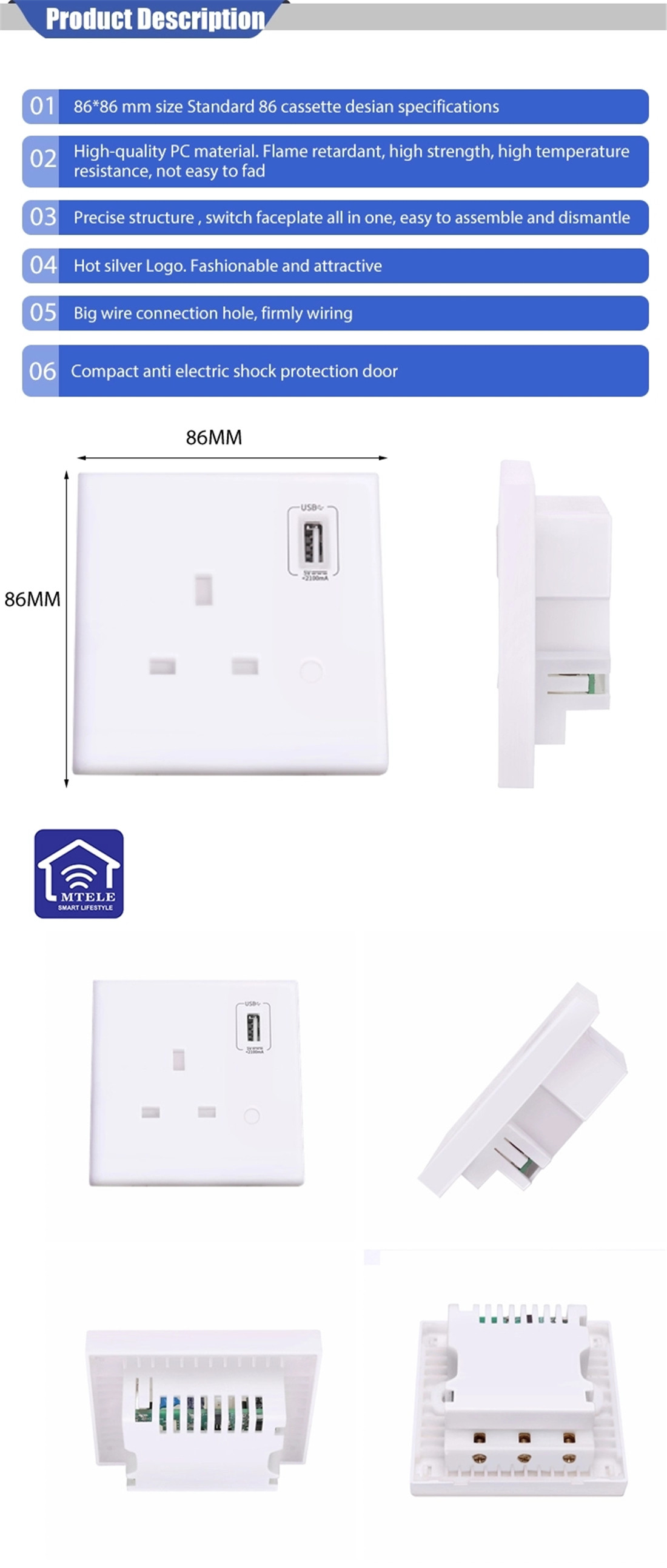 Tuya With Electricity Monitoring Function Wall Plugs Sockets Zigbee