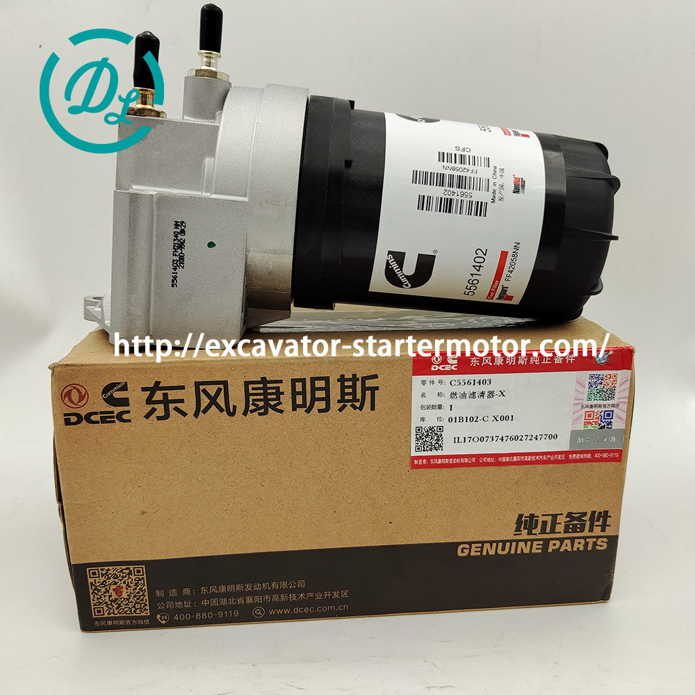 Excavator Fuel Filter Element 5561403 5561402 FF42058NN Cummins D4.0