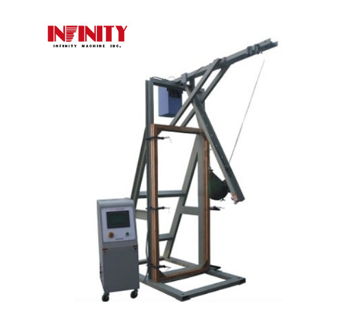 Falling Ball Pendulum Impact Testing Machine Safety Glazing in Grey Color