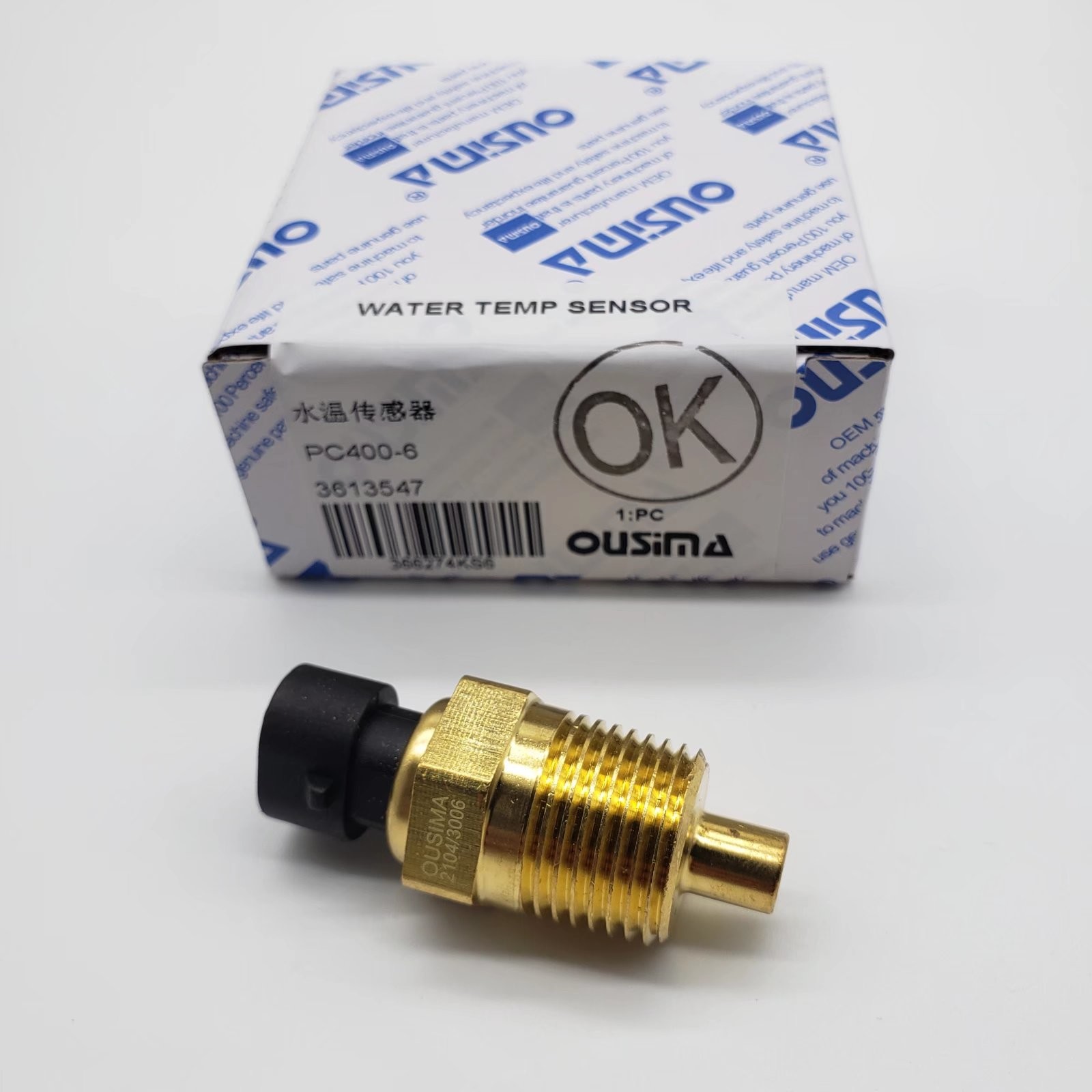 OUSIMA Coolant Temperature Sensor 3613547 For Cummins PC400-6