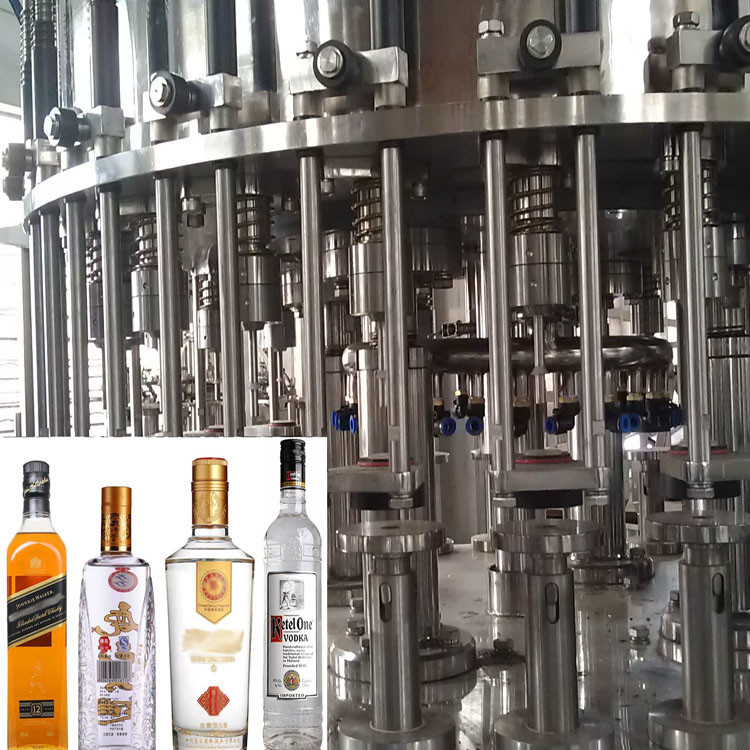 SUS316 9000BPH Alcohol Filling Machine