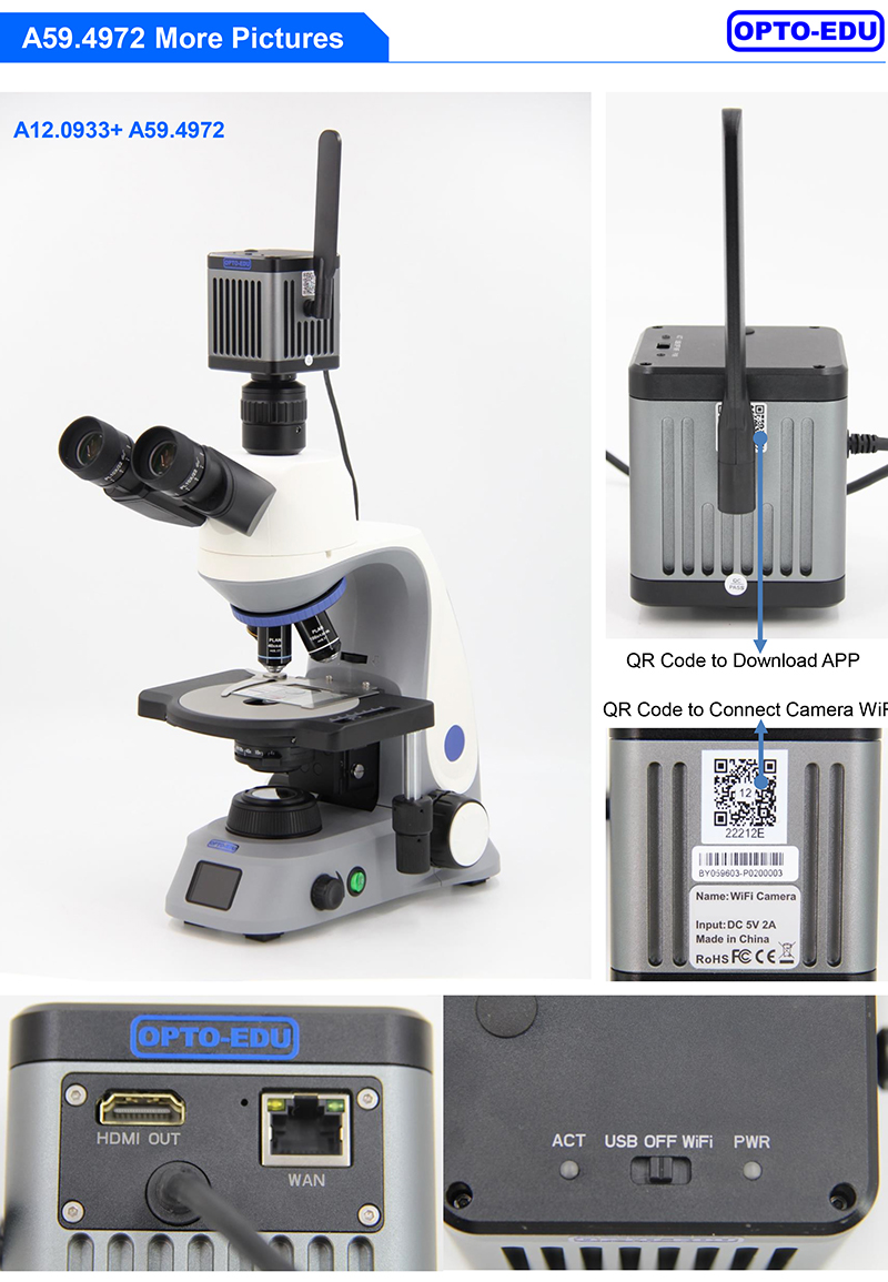 Digital 5G Usb Microscope Camera OPTO EDU A59.4972