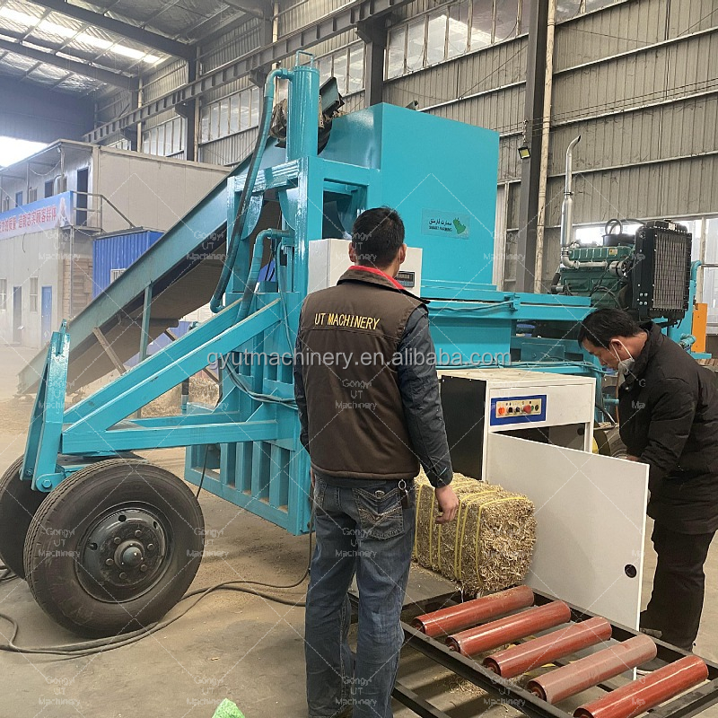 8566 KG Full-Automatic Hydraulic Alfalfa Clover Baler Machines