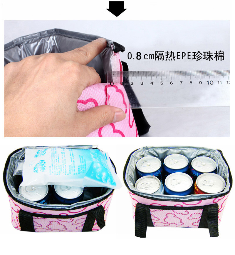 Polyester Waterproof Travel Tote Thermal Insulated Beach Bag