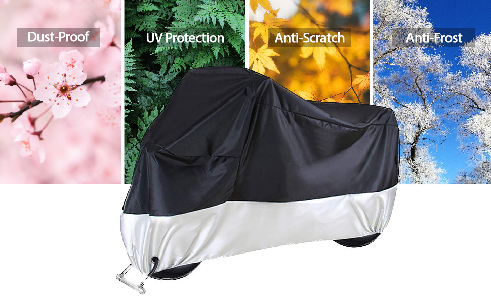 ISO9001 UV Protect 3XL 1.2lbs Waterproof Bike Cover