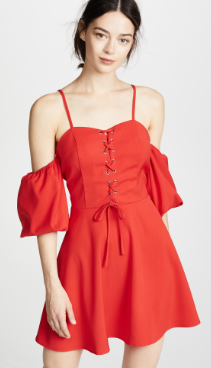 2018 Women Clothing Mini Red Puff Sleeve Summer Boho Dress For Women