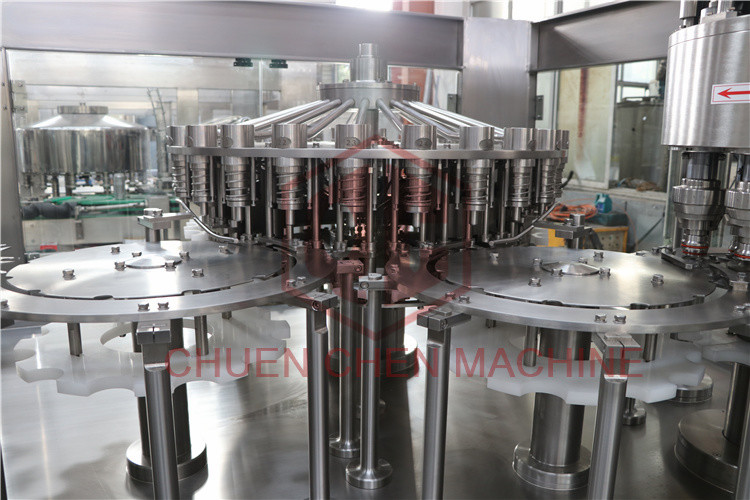 Fully Automatic High Speed Water Bottle Filling And Bottling Machine PLC Control