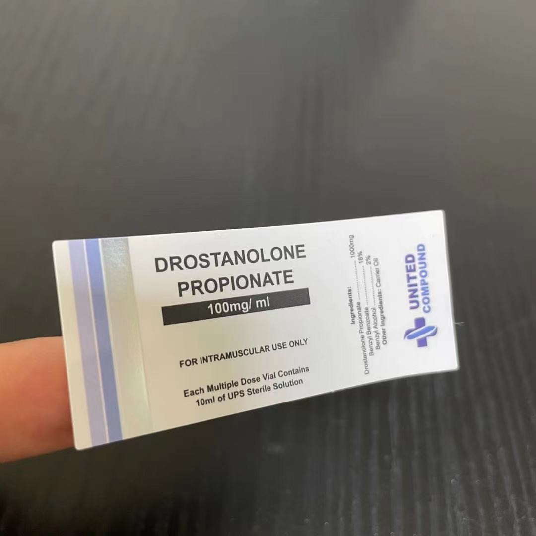 Rectangular Holographic Waterproof Stickers Offset Printing For Steroid Bottle