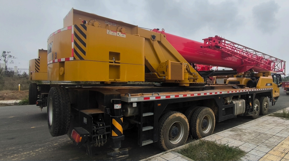 Used SANY Mobile Truck Crane 50 Tons For Construction Company Inventory Direct Sale