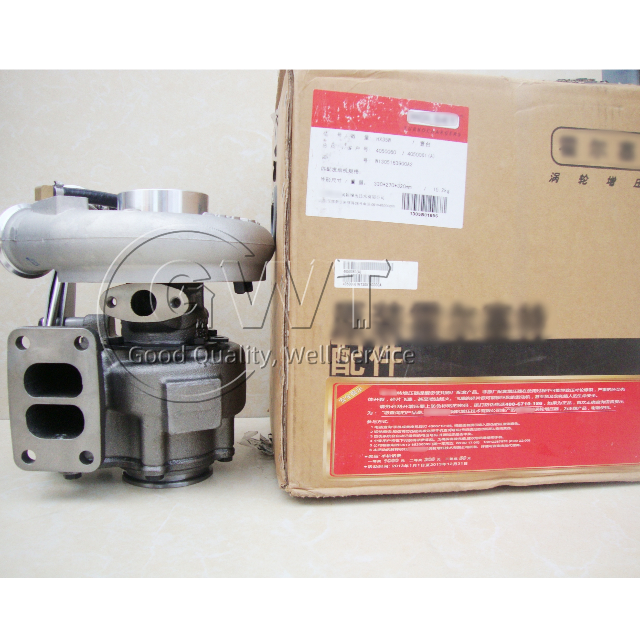 HX35W Cummins Turbo Chargers 4050061 4050060 for ISLE diesel engine