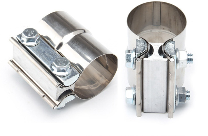 2.0" Stainless Steel Exhaust Clamps Narrow Band Muffler Seal