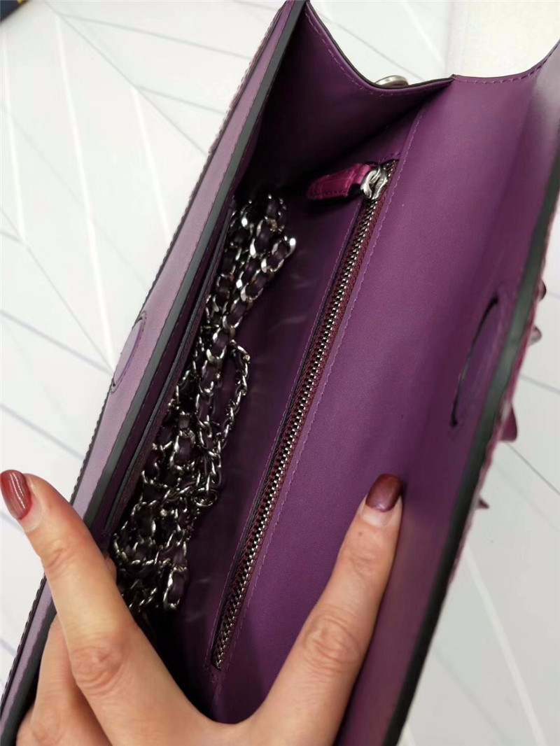 Fashion Genuine Crocodile Skin Female Women Small Envelop Purse Real Alligator Leather Ladies Single Cross Shoulder Bag