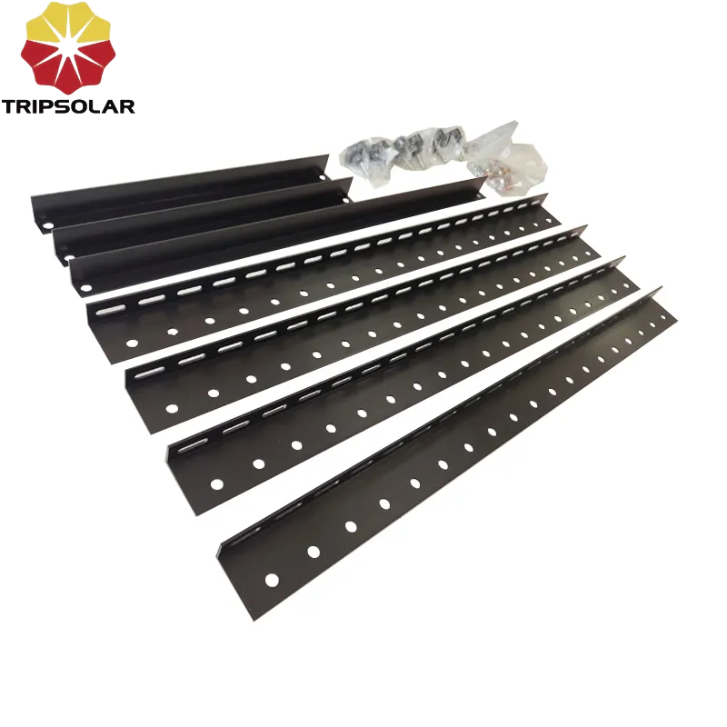 Long-lasting Adjustable Tilt Range Solar Brackets for Metal Roof 25 Years Life Span