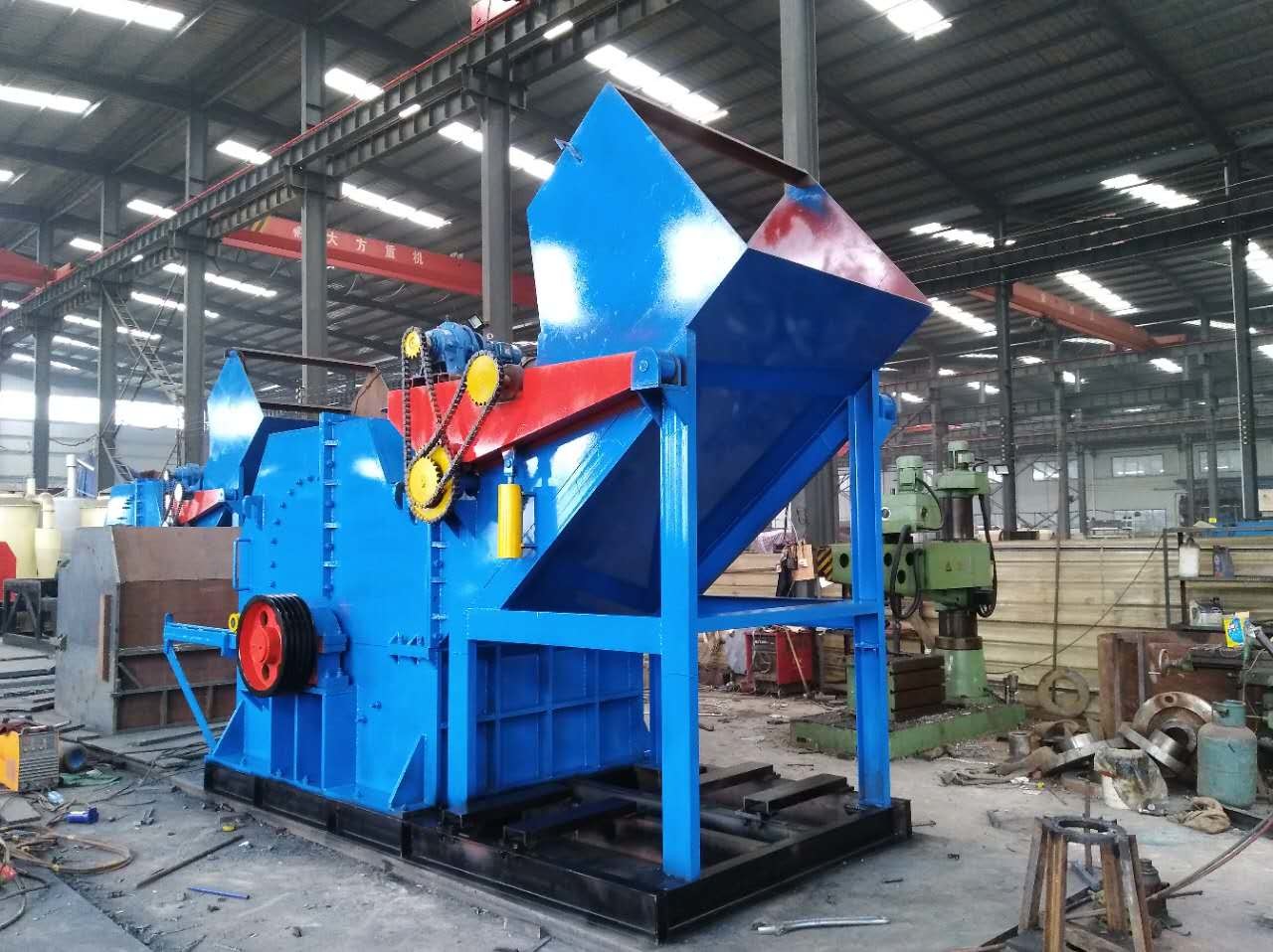 Crushing Household Appliances Scrap Iron Zinc Crusher Metal Crusher Machine