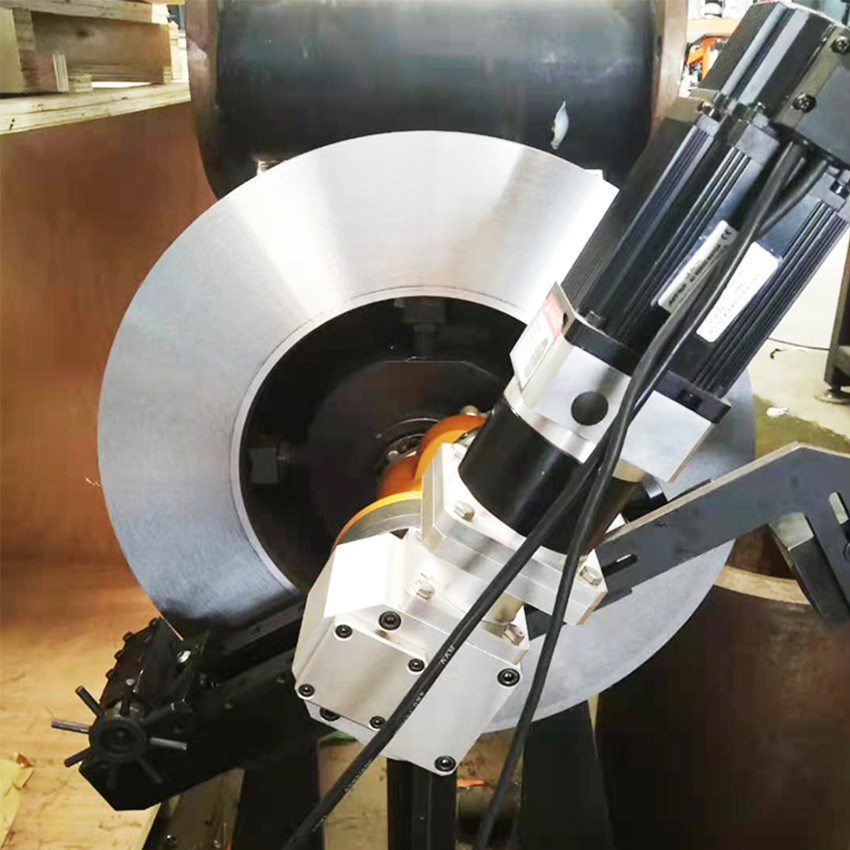 42r/Min 50mm Mounted Flange Facing Machine Symmetrical Plate Structure