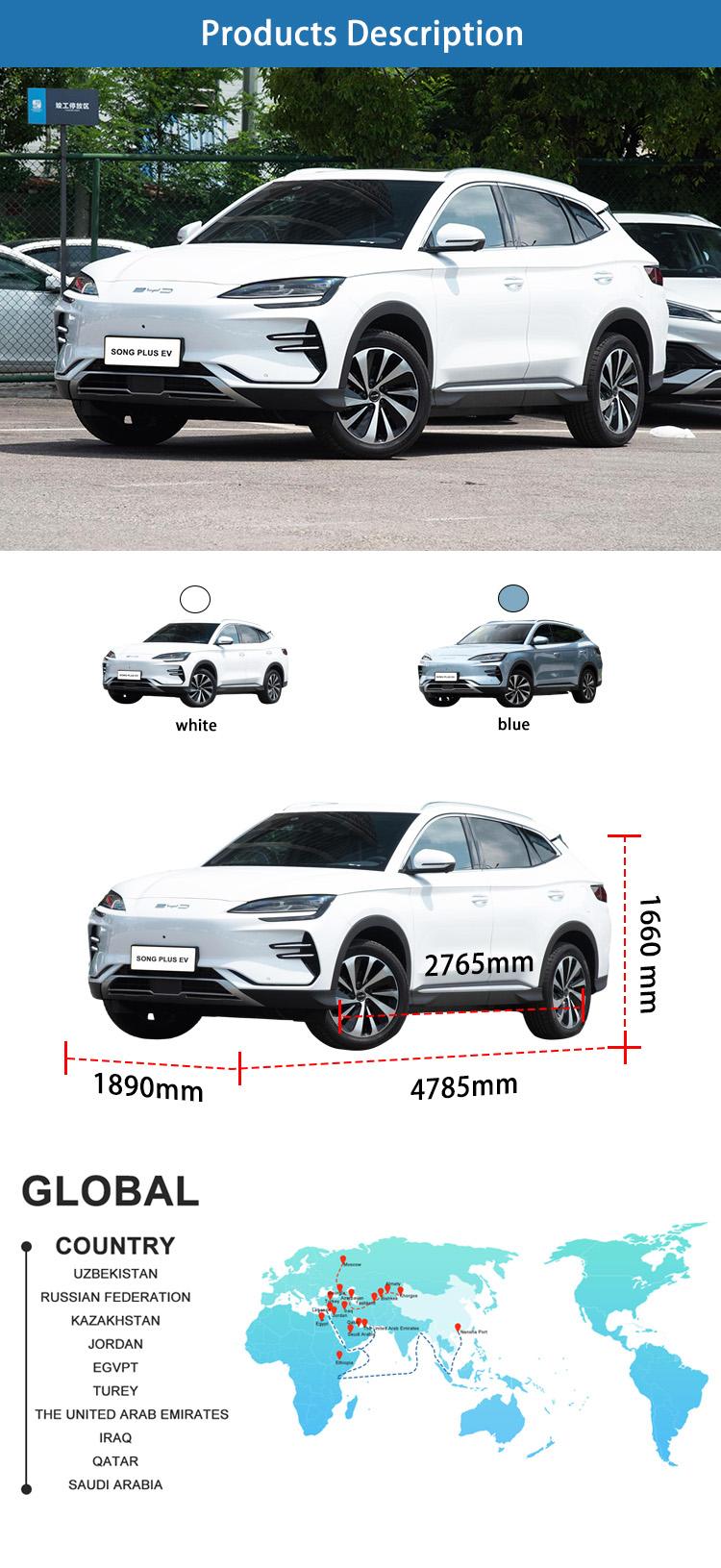 High Speed Fully Electric SUV 4 Wheel New Energy Electric Motor Vehicles