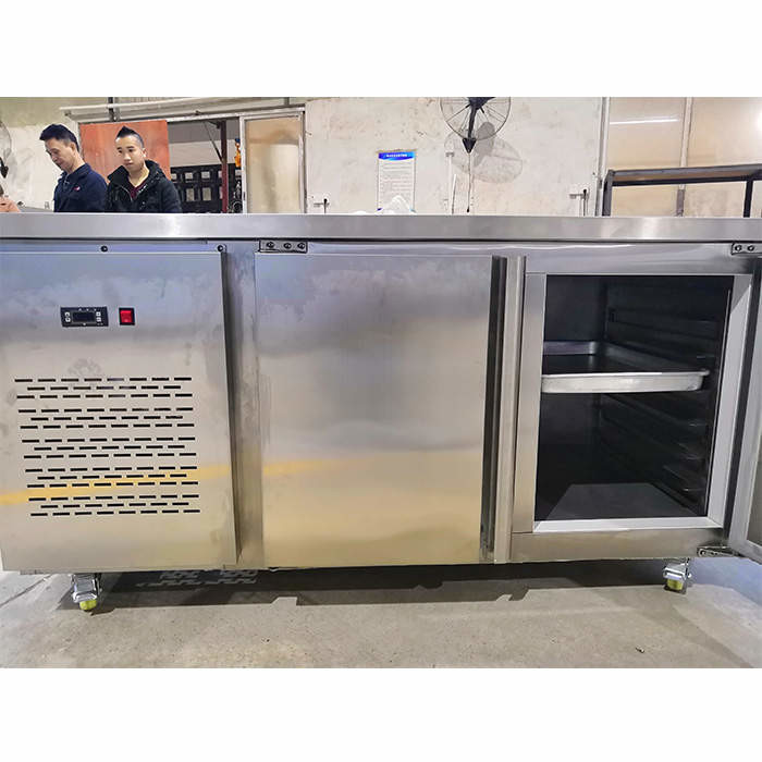 CE Auto Defrost Upright Commercial Fridge Freezer