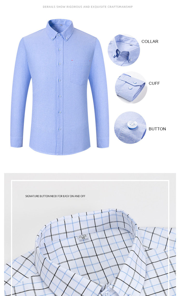 100% Oxford Cotton Summer Collection Check Shirt and Trousers for Office Dress Code