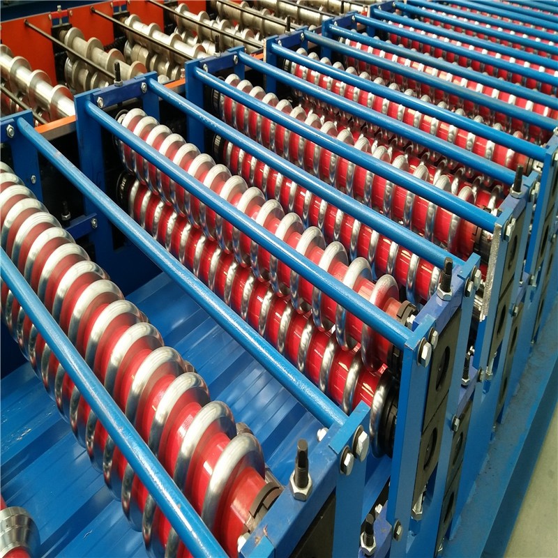30m/Min Steel Sheet Corrugated Roll Forming Machine With Mitsubishi PLC