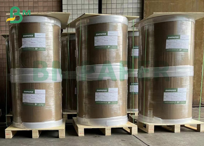 Jumbo Rolls 80gsm Mirror Gloss Coated Self - Adhesive Sticker Paper For Price Labels