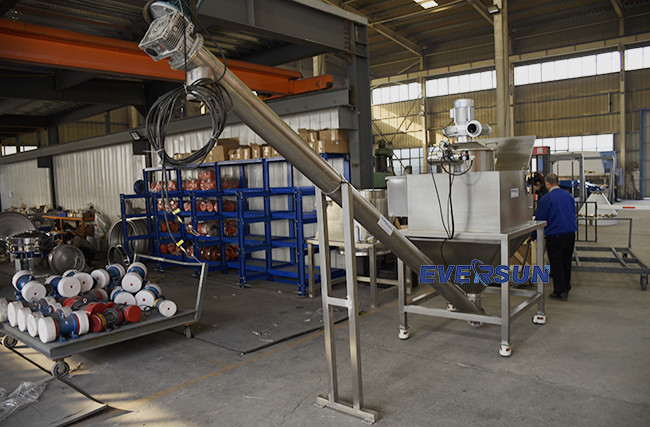 Horizontal / Inclined / Vertical Type Screw Feeder For Chemical Application