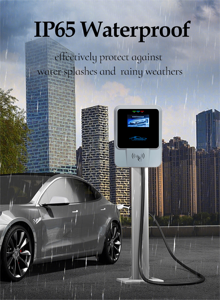 32A Single Phase Electric Car Charger Point EVSE Wallbox 240VAC 7KW
