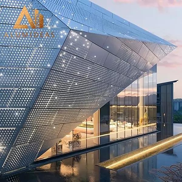 Exterior Aluminium Panel For Wall Cladding Installation
