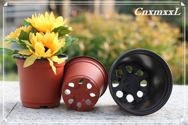 Disposable Double Color Flower Pot For Greenhouse And Garden