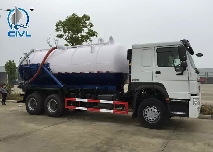 12m3/14 Cubic Meter Sewage / Waste / Manure Suck Truck / Vacuum Tanker / Italy Pump