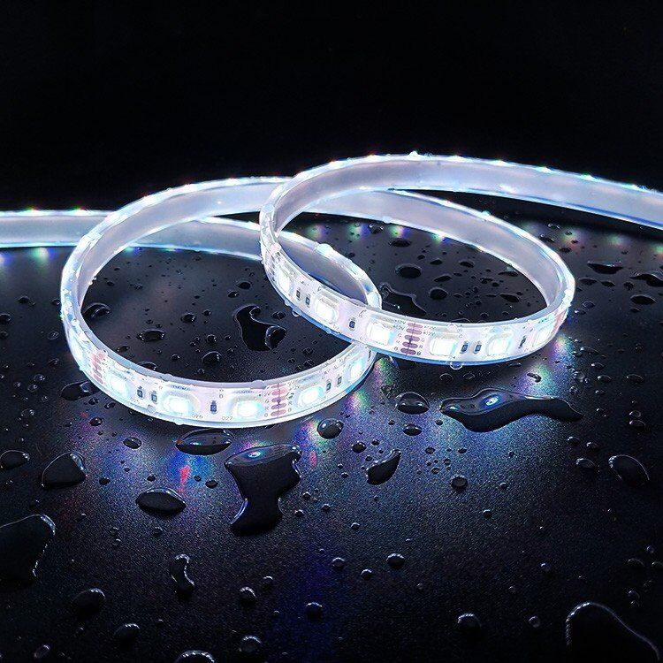 5050SMD IP68 Cool White Led Tape 5000mm Adhesive Back Led Strip Lights