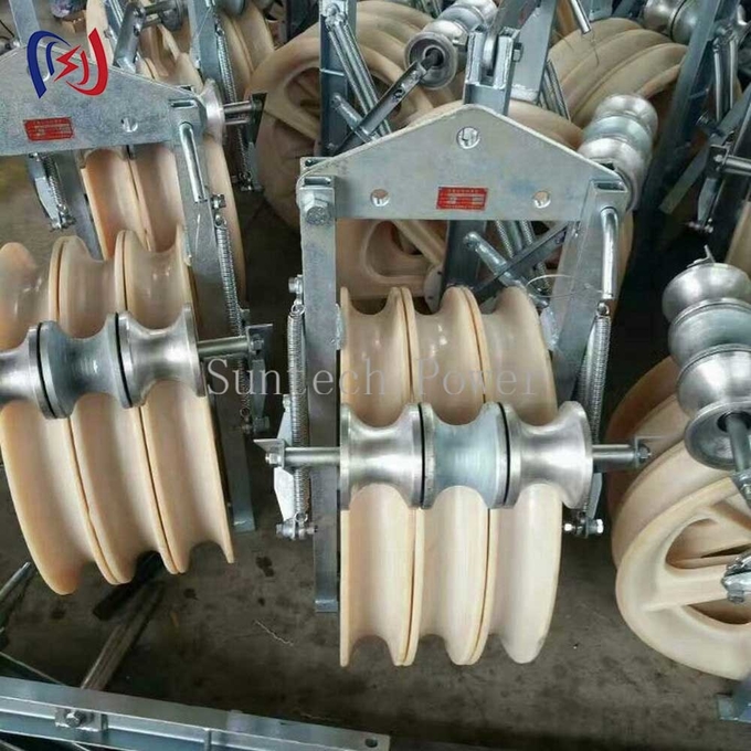 Grounding Roller Stringing Block Conductor Stringing Blocks Transmission Line Grounding Roller 0