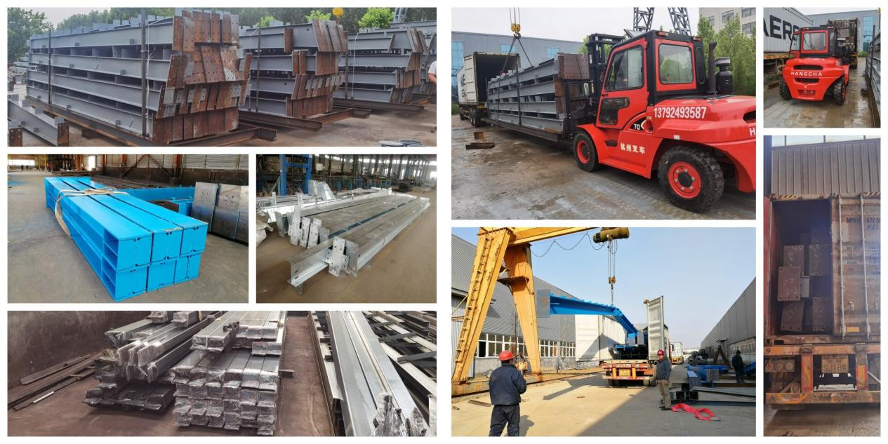 Low Cost Prefabricated Steel Structure Warehouse Fast Construction Speed High Degree Customization