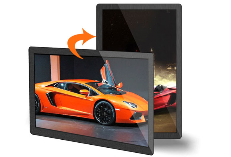 23.8'' 24'' 27'' Wall Mounted Advertising Display , Interactive Digital Display Screens