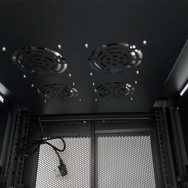 27U Floor Standing Network Rack Cabinet 600*800 4 Depth Options With Mesh Door