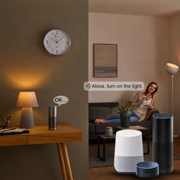 RoHS 9W Smart Light Bulbs Alexa 20lm Smart Life Light Bulb RGBW