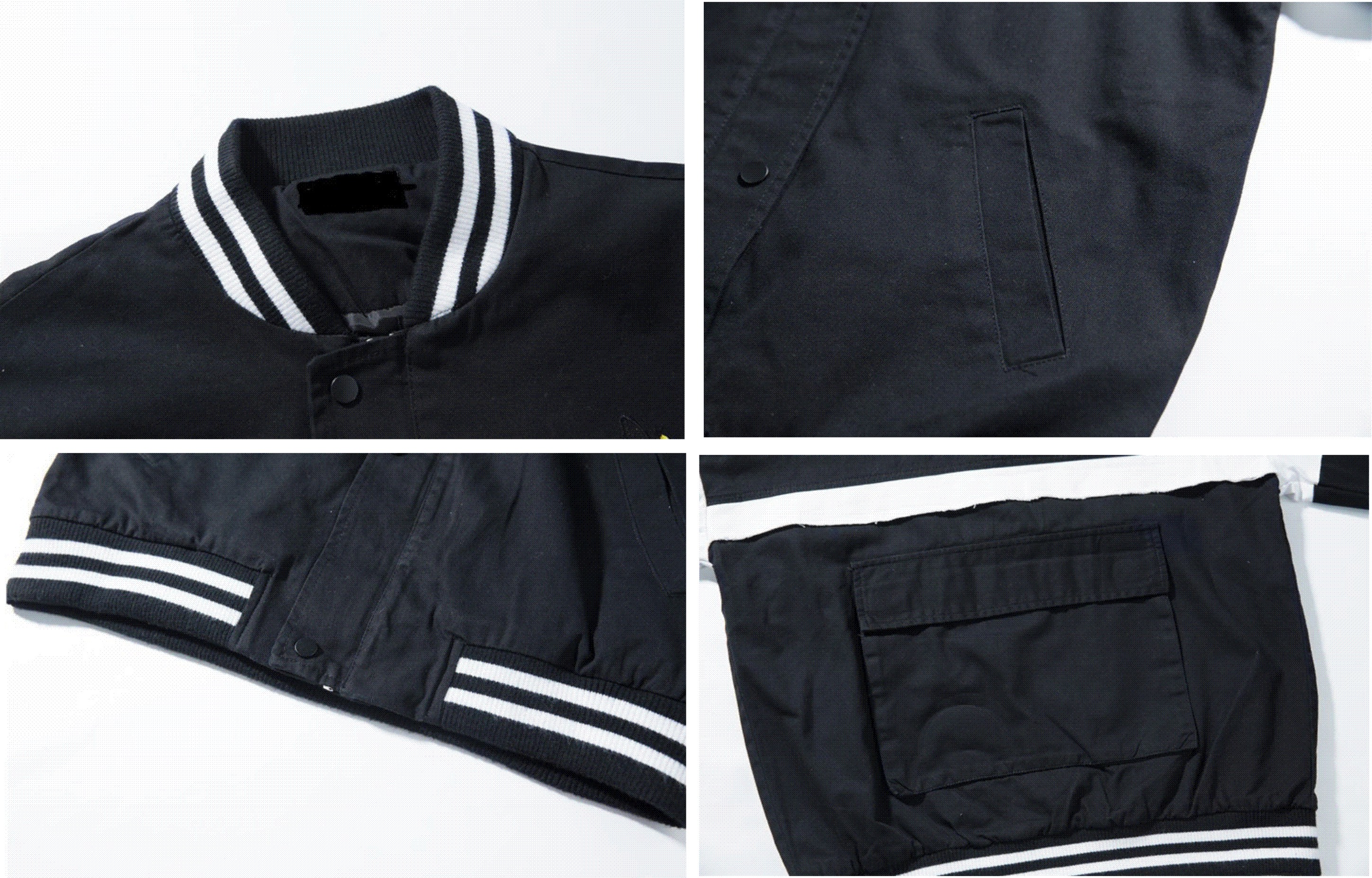 Fashion Mens Plus Size Bomber Jacket , Varsity Style High School Bomber Jacket