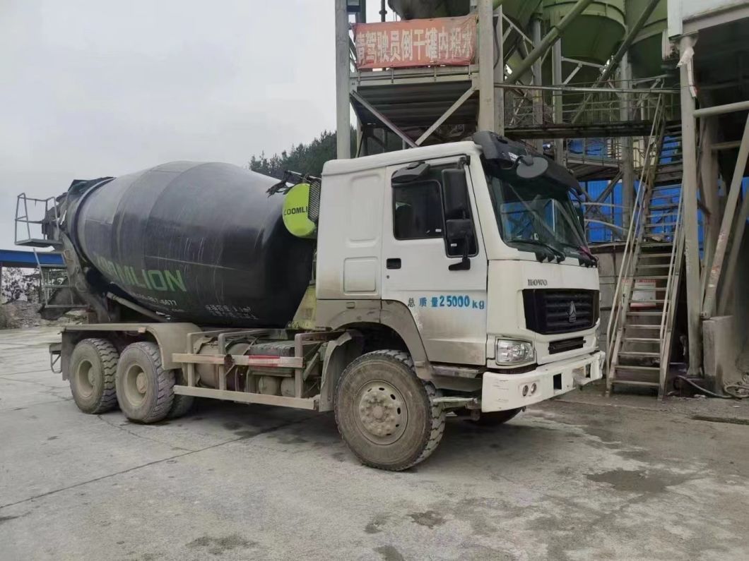 2017 Zoomlion HOWO 12cbm Used Concrete-Mixer Truck Concrete Mixing Plant