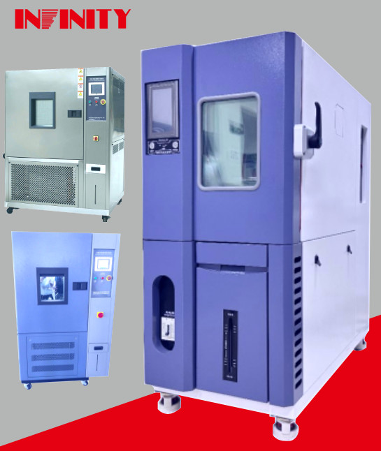 Air-cooled Condenser System Constant Temperature Humidity Test Chamber with and 1 LED Lighting Device