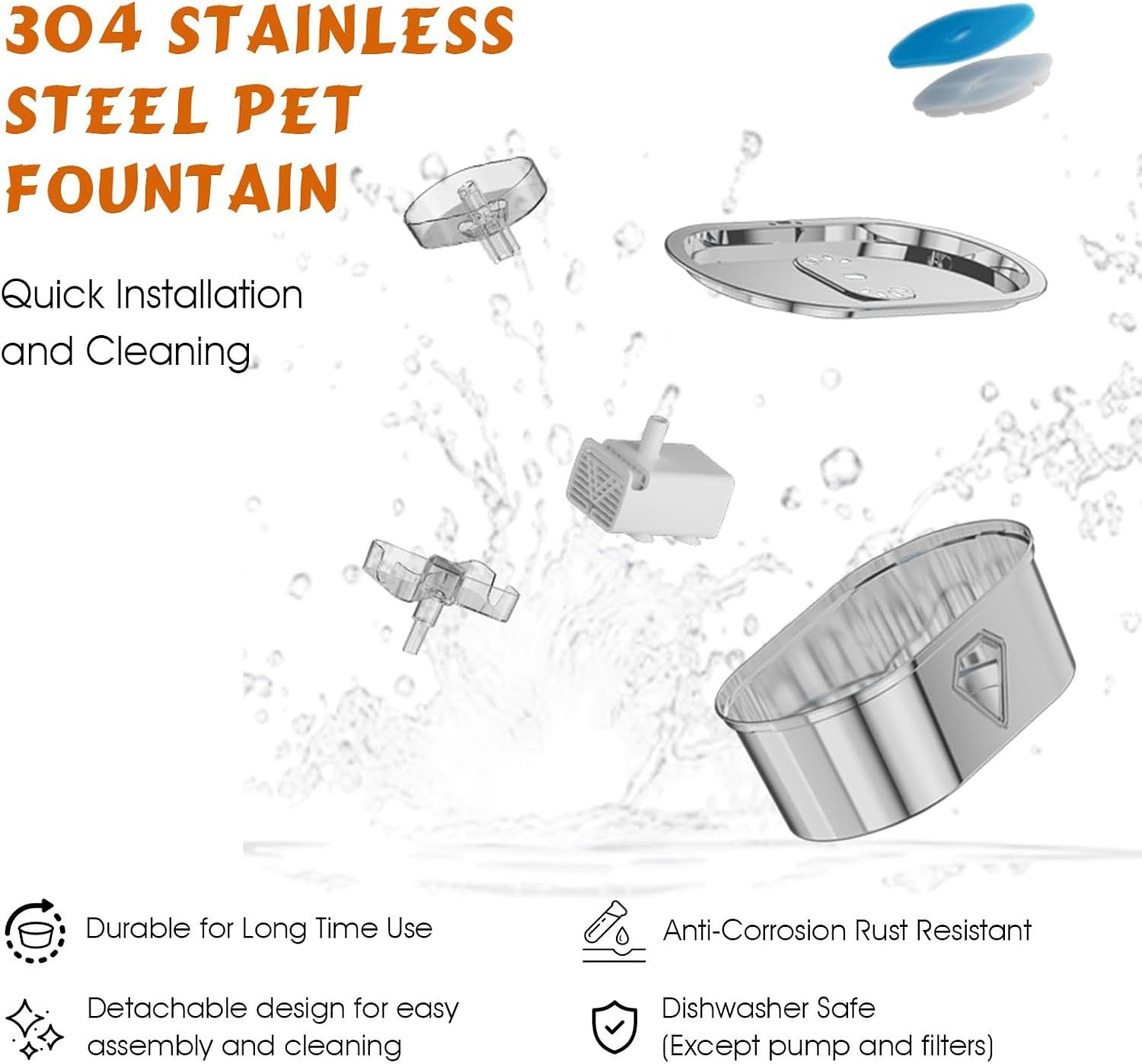 Pet Water Fountain with Advanced Filtration System | Ensure Clean and Healthy Hydration