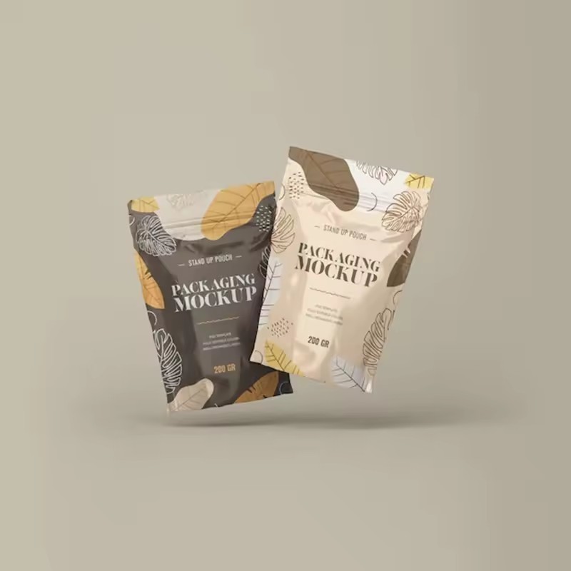 Resealable Food Grade Packaging Stand Up Pouch Matt Surface Zipper Bag With Valve Foil Ziplock Coffee Bag