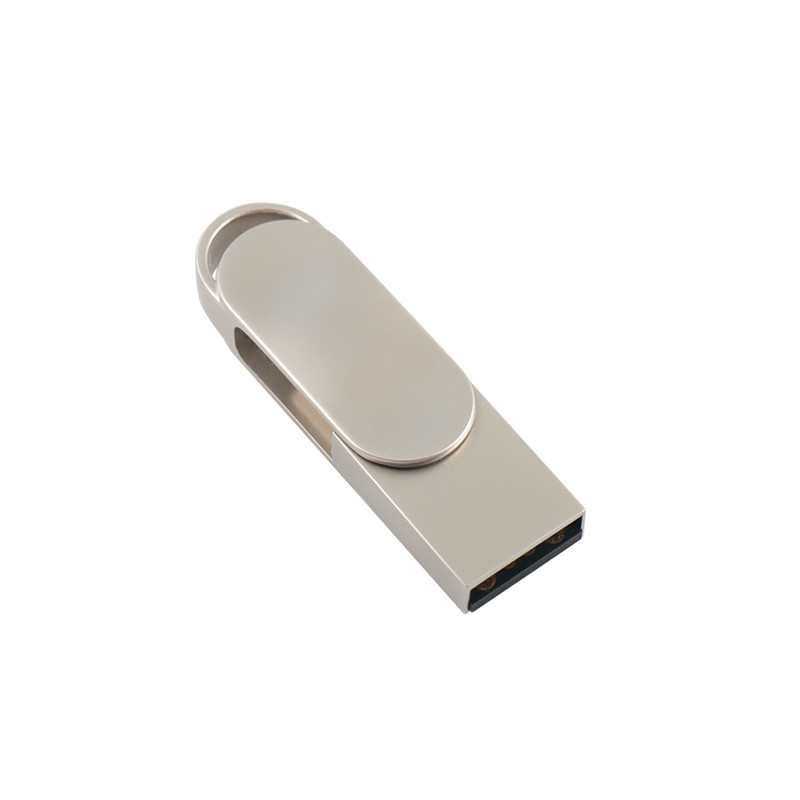 Waterproof Metal USB PD Flash Drive With Silver USB 2.0 USB 3.0 And Type C