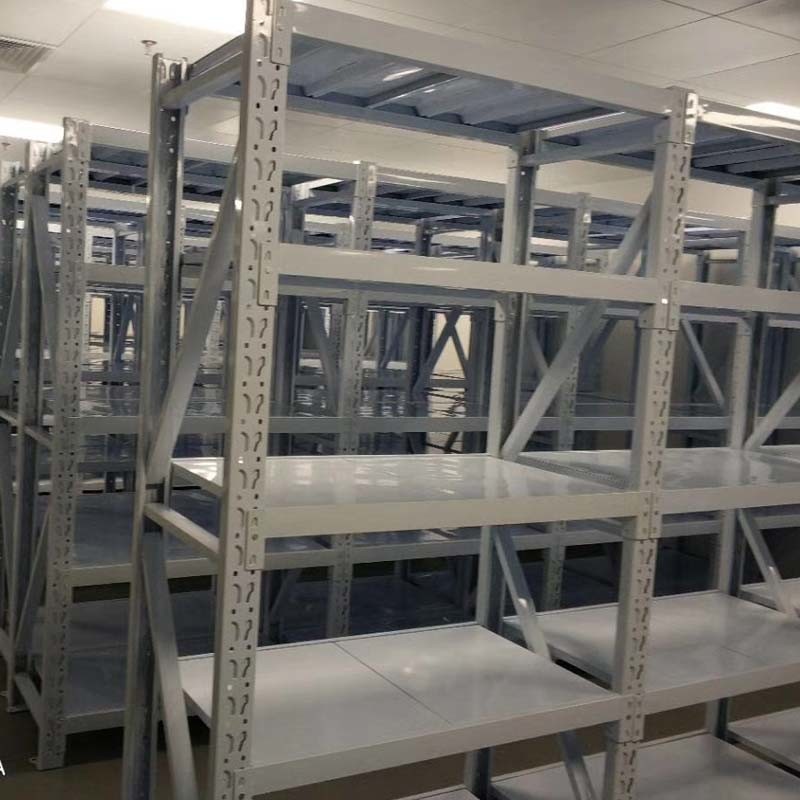 Adjustable Warehouse Custom Warehouse Racking With Black / Orange Shelves