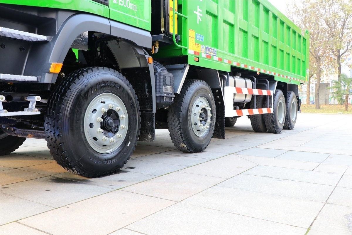 460HP 8X4 8m Extended Flat Top Large Cargo Box Weichai Shacman X3000 Model Dump Heavy Truck