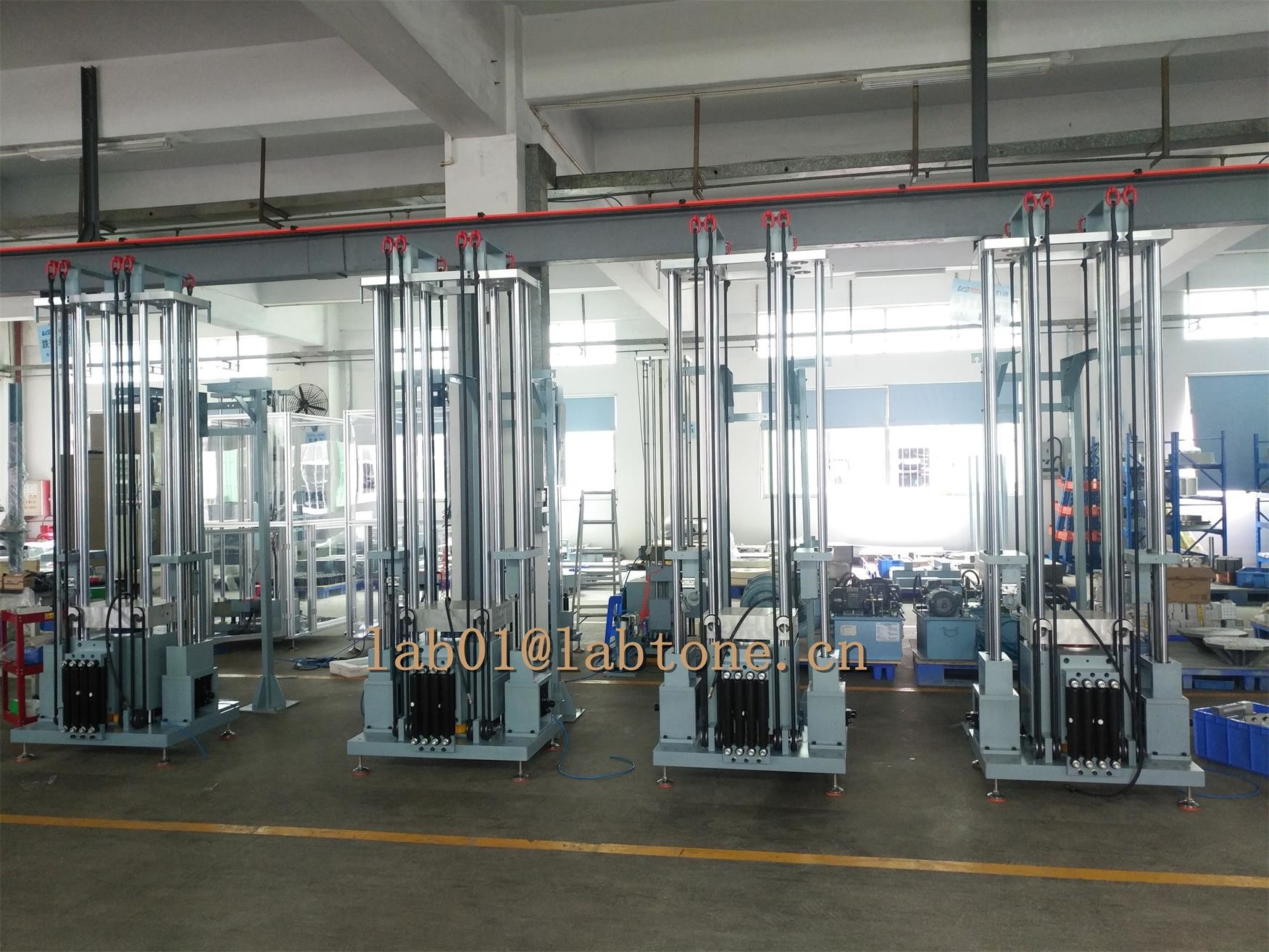Half Sine Shock Test Machine, Mechanical Shock Test Systme with PC and Controller