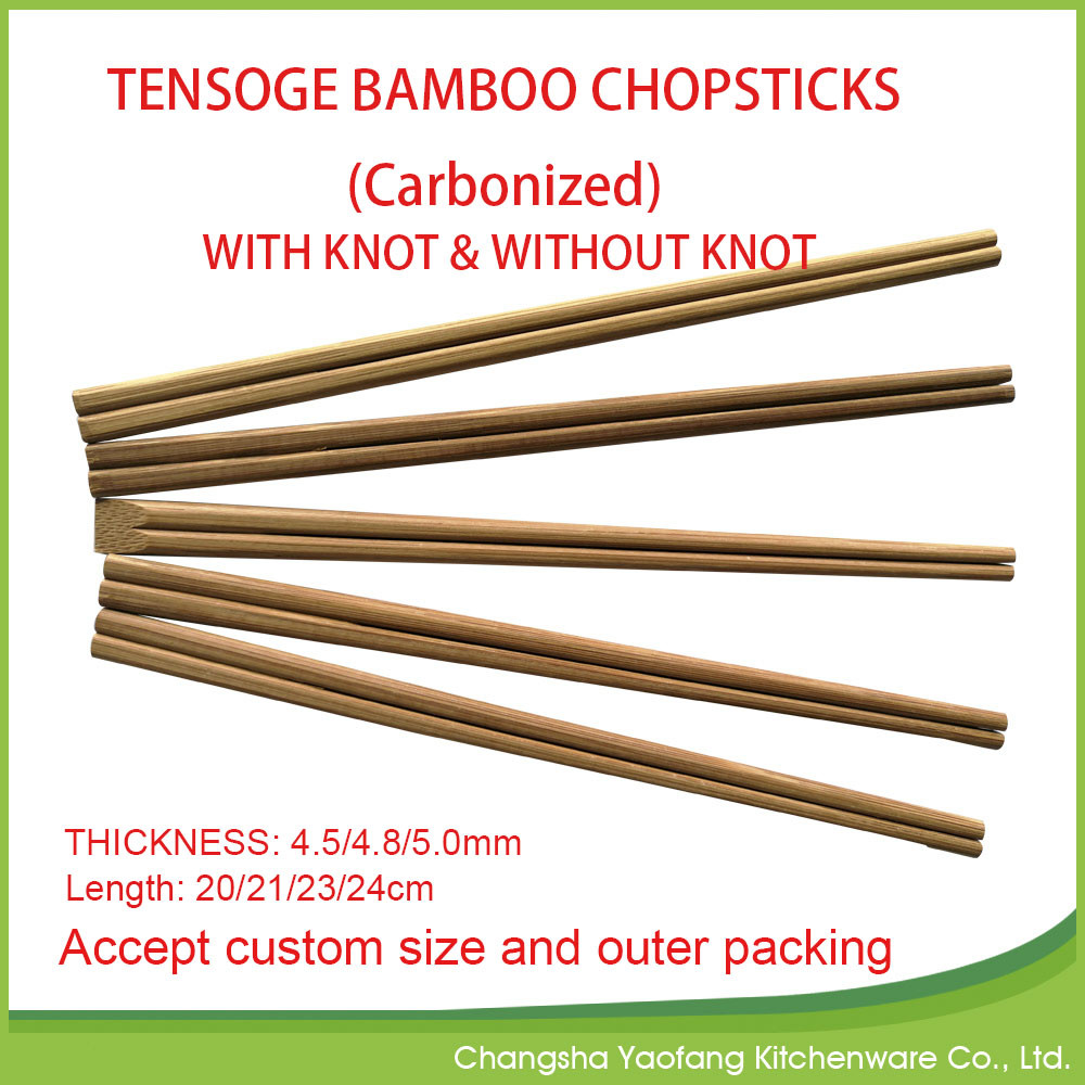 Dining Tensoge Bamboo Chopsticks Disposable 20cm Natural Color