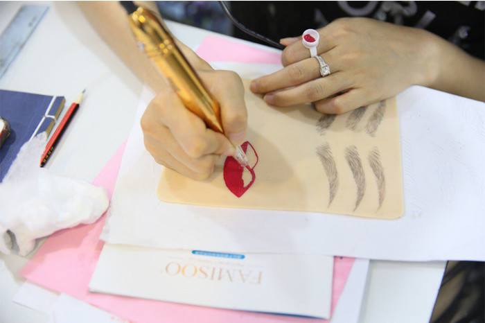 Rubber Microblading Practice Skin For Tattoo Training / Practice Makeup Sheets