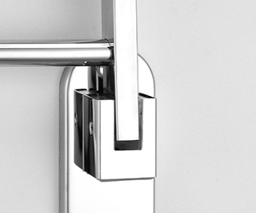 Rustproof Bathroom Towel Rack Double Towel Rack Shelf Wall Mount Shelf
